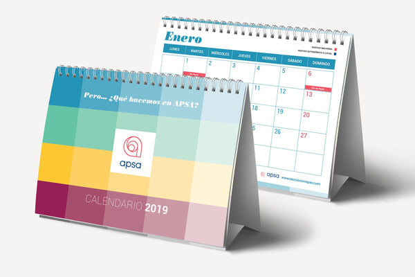 CALENDARIO SOLIDARIO APSA SOBREMESA