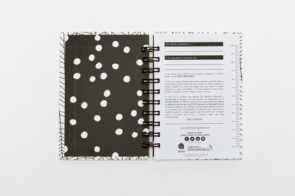 Libreta Inimaginable A6 Blue Monday