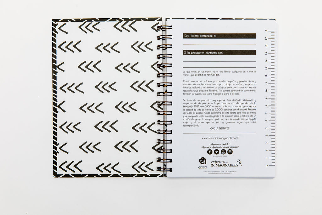 Libreta Inimaginable A5 Blue Monday