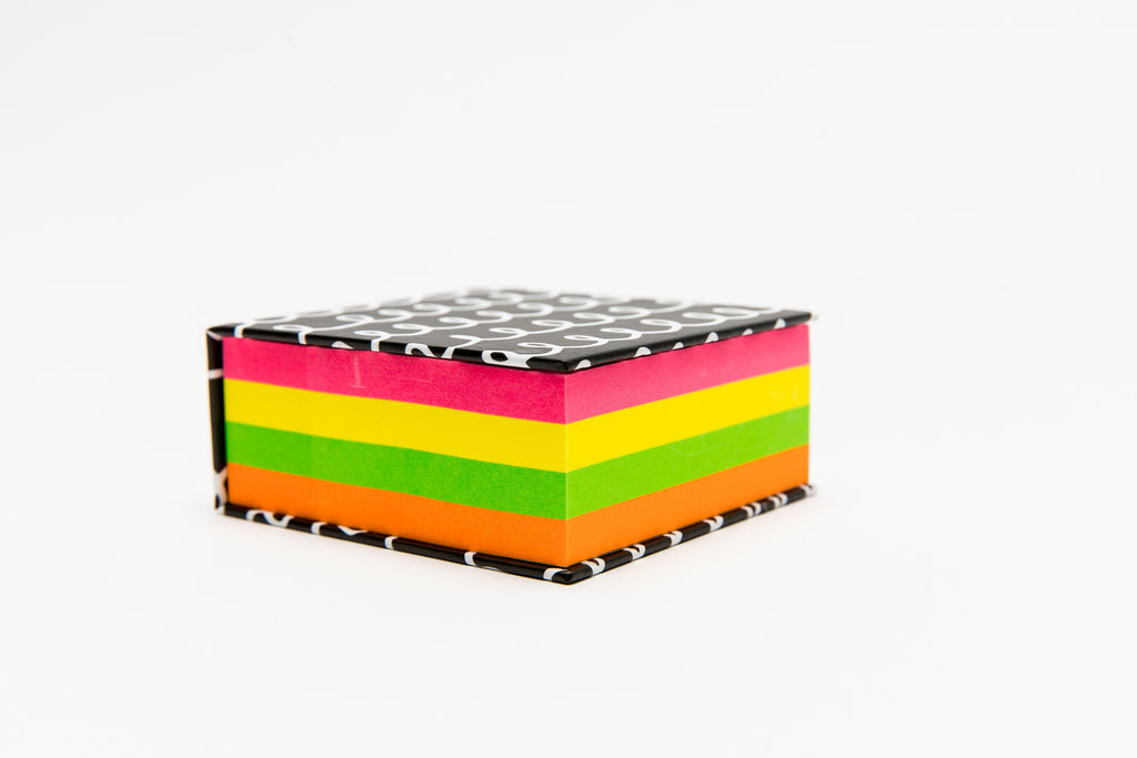 Taco de notas adhesivas Blue Monday